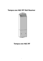 Watts Tempco one H&C RF Manual De Instrucciones