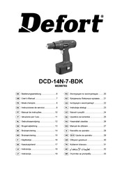 Defort DCD-14N-7-BDK Instrucciones De Servicio