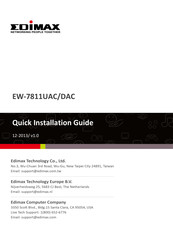 Edimax EW-7811DAC Manual Del Usuario