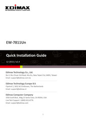 Edimax EW-7811Un Manual Del Usuario