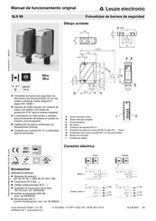 Leuze electronic SLS 96 Manual De Funcionamiento Original