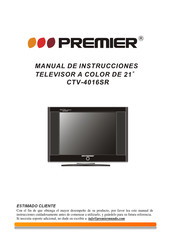 Premier CTV-4016SR Manual De Instrucciones