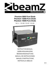 Beamz professional Phantom 9000 Pure Diode Manual De Instrucciones