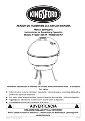 Kingsford TG2021302-KF Manual Del Usuario