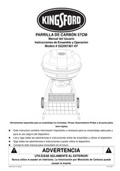 Kingsford OG2001901-KF Manual Del Usuario