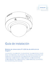 Avigilon 1.3L-H3-DO1 Guia De Instalacion