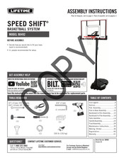 Lifetime SPEED SHIFT 90492 Instrucciones De Ensamble