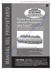 Intex ultra frame rectangular series Manual Del Propietário