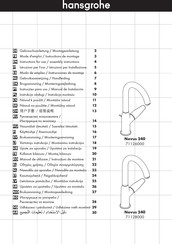 Hansgrohe Novus 240 71126000 Instrucciones De Montaje