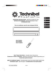 Technibel Climatisation MCAF78MR5 Instrucciones De Uso