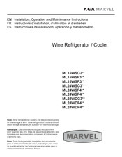 AGA marvel ML24WSF4LP Instrucciones De Instalación, Operación Y Mantenimiento