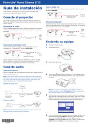 Epson PowerLite Home Cinema 3710 Guia De Instalacion