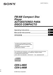 Sony CDX-L490B Manual De Instrucciones