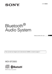 Sony MEX-BT2800 Instrucciones De Uso