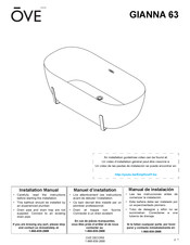 OVE GIANNA 63 Manual De Instalación