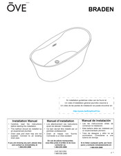 OVE BRADEN Manual De Instalación