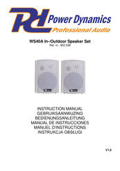 Power Dynamics WS40A Manual De Instrucciones