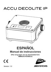 JB Systems ACCU DECOLITE IP Manual De Instrucciones