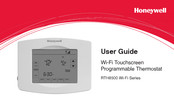 Honeywell RTH8500 Wi-Fi Serie Guia Del Usuario