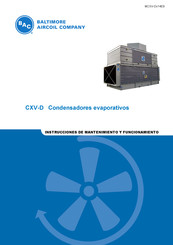 BAC CXV-D944 Serie Instrucciones De Mantenimiento Y Funcionamiento