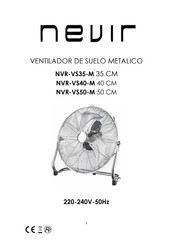 Nevir NVR-VS40-M Manual Del Usaurio