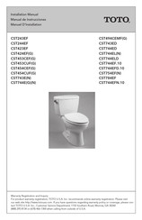 Toto CST453CEF Manual De Instrucciones