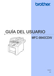 Brother MFC-9840CDW Guia Del Usuario