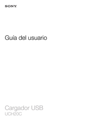 Sony UCH20C Guia Del Usuario