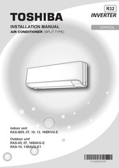 Toshiba RAS-13BAVG-E1 Manual De Instrucciones