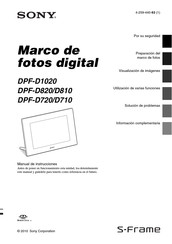 Sony DPF-D720 Manual De Instrucciones