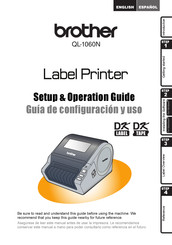 Brother QL-1060N Guía De Configuración Y Uso