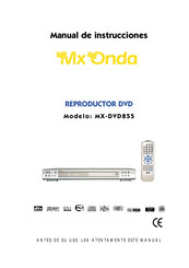 Mx Onda MX-DVD855 Manual De Instrucciones