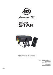 ADJ micro STAR Instrucciones De Usuario