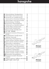 Hansgrohe Metropol 74552000 Instrucciones De Montaje