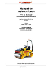 Dynapac CC142 Manual De Instrucciones