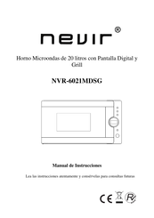 Nevir NVR-6021MDSG Manual De Instrucciones