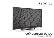 Vizio E280-B1 Guia De Inicio Rapido