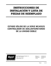 Bard MC4002S Serie Instrucciones De Instalación