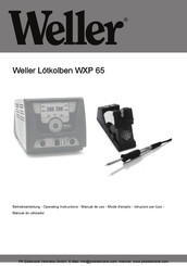 Weller WDH 10 Manual De Uso