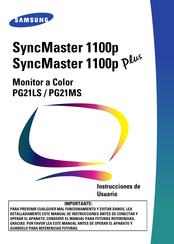 Samsung SyncMaster 1100P Instrucciones De Usuario