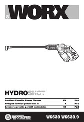 Worx HYDROSHOT WG630 Manual Del Usario