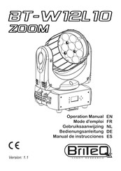 Briteq BT-W12L10 ZOOM Manual De Instrucciones