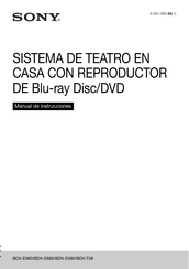 Sony BDV-E580 Manual De Instrucciones