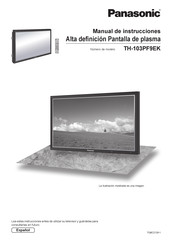 Panasonic TH-103PF9EK Manual De Instrucciones