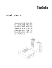 Lenovo ThinkCentre 9276 Guia Del Usuario