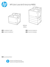 HP Color LaserJet Enterprise M856x Guia De Instalacion