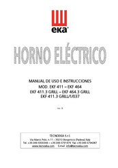 TECNOEKA EKF 464 Manual De Uso E Instrucciones