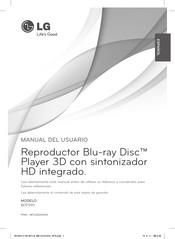 LG BDT590 Manual Del Usuario