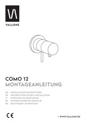 Vallone COMO 12 Instrucciones De Montaje