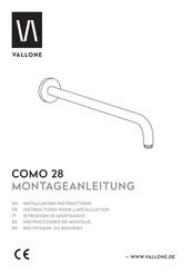 Vallone COMO 28 Instrucciones De Montaje